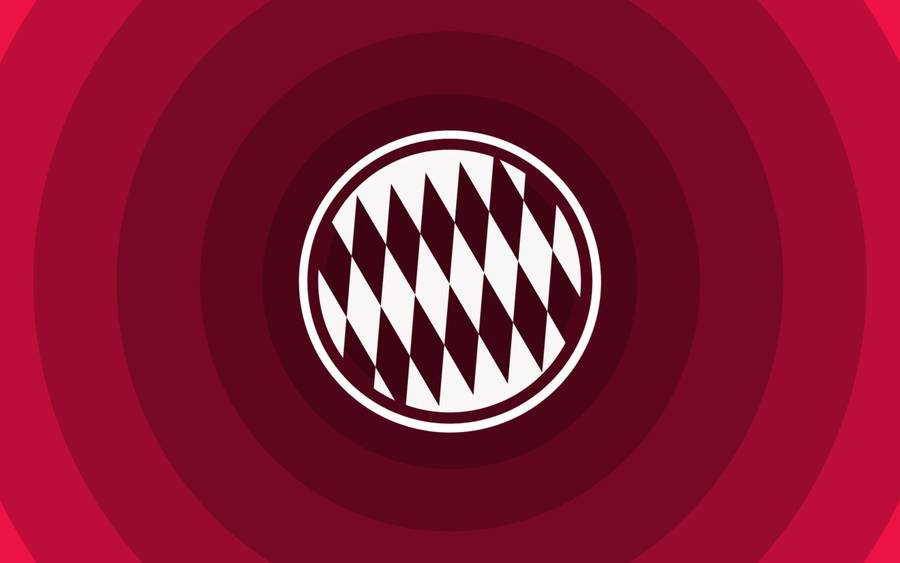 Bayern Munich Red Minimalist Logo Wallpaper