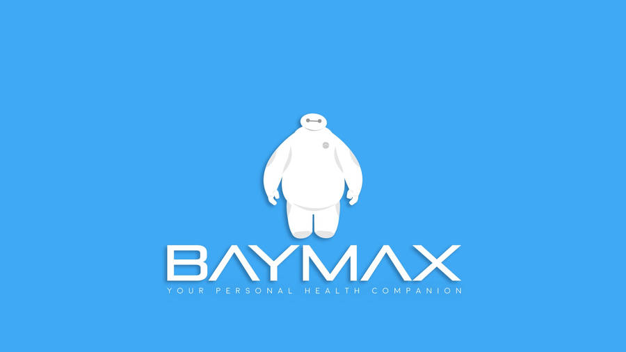 Baymax Blue Background Wallpaper