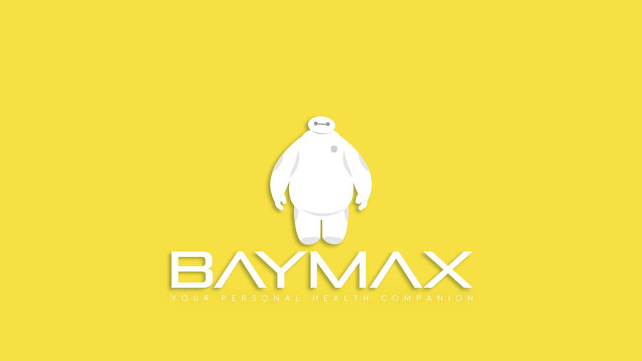 Baymax Yellow Background Wallpaper