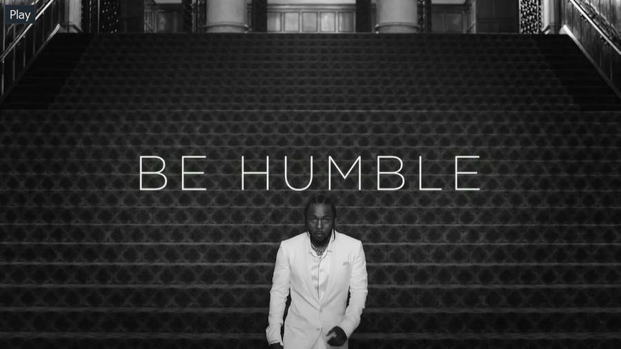 Be Humble Kendrick Staircase Wallpaper