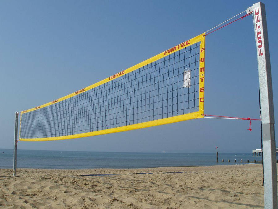 Beach Volleyball Funtec Beach Champ Court Wallpaper