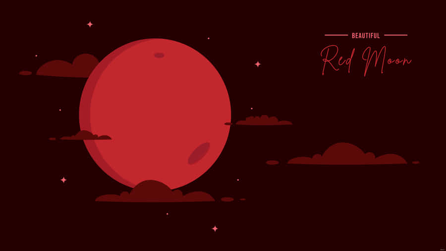 Beautiful Blood Moon Wallpaper