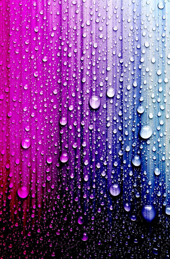 Beautiful Cool Water Drops Wallpaper