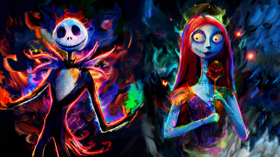 Beautiful Fan Art The Nightmare Before Christmas. Wallpaper