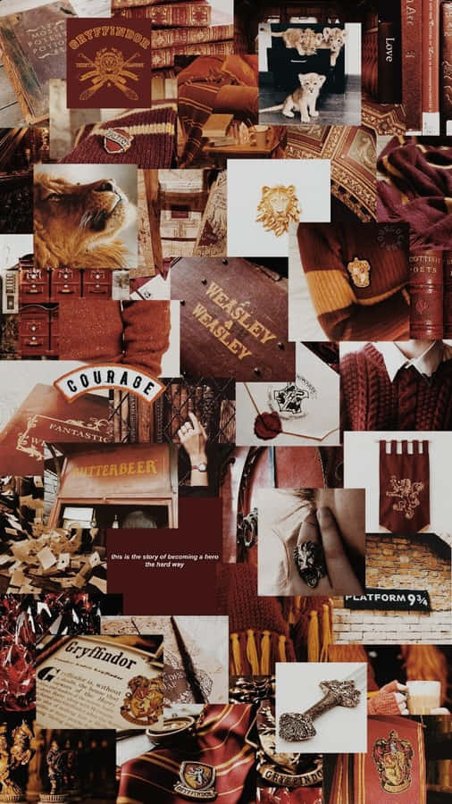 Beautiful Gryffindor Aesthetic Iphone Theme Wallpaper