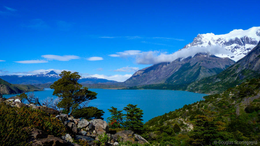 Beautiful Landscape Hidden Lake Wallpaper