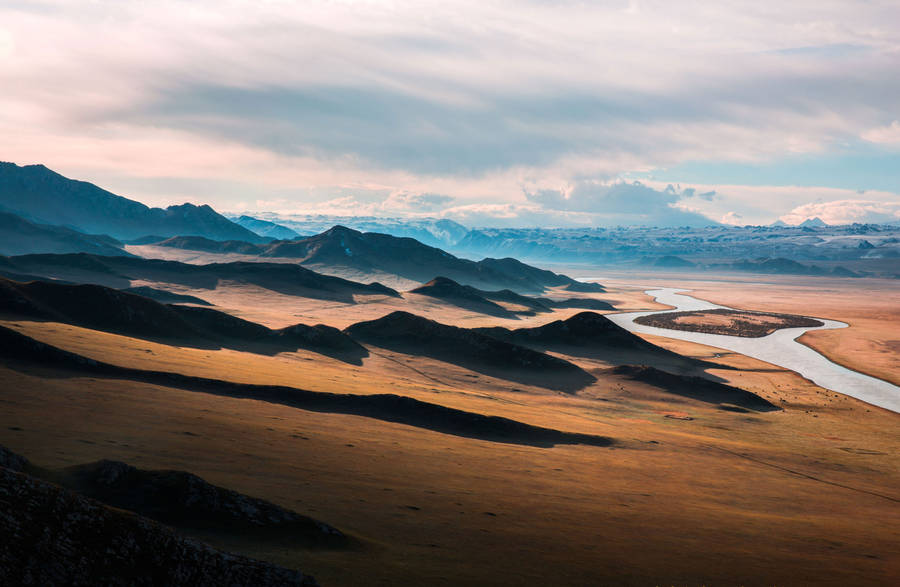 Beautiful Landscape Sand Mountains Wallpaper