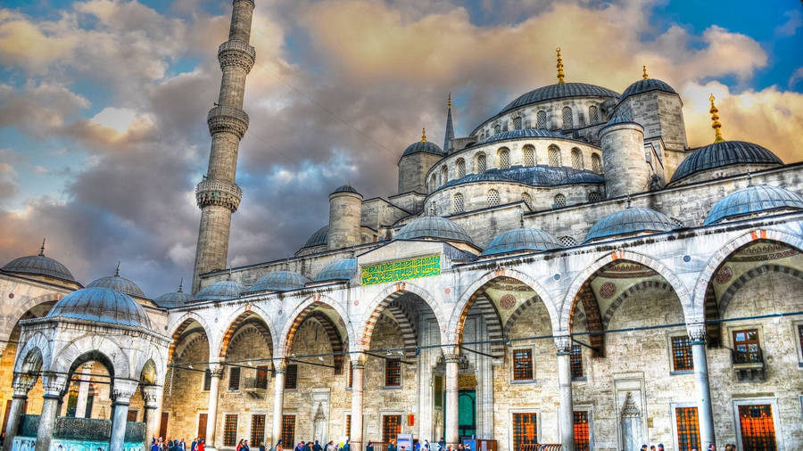 Beautiful Mosque Sultan Ahmet Wallpaper