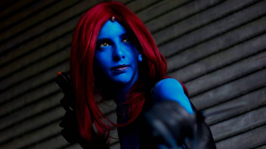 Beautiful Mystique Cosplay Wallpaper