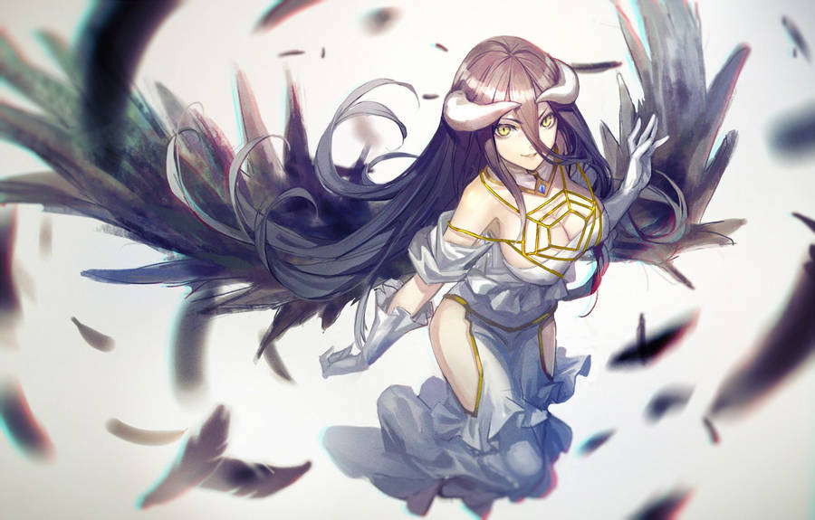 Beautiful Overlord Albedo Hd Art Wallpaper