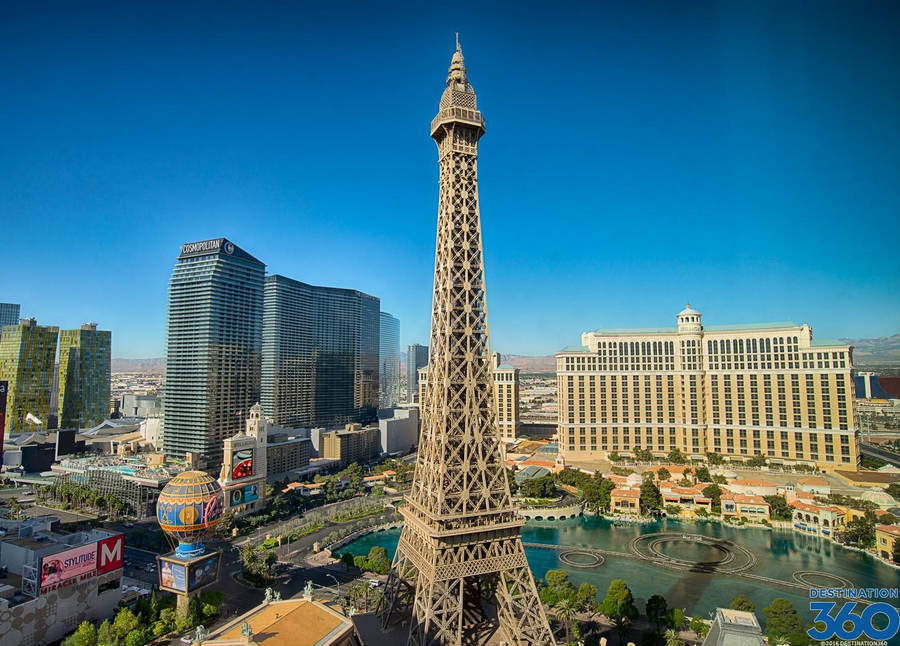 Beautiful Paris Las Vegas Tourist Attraction Wallpaper