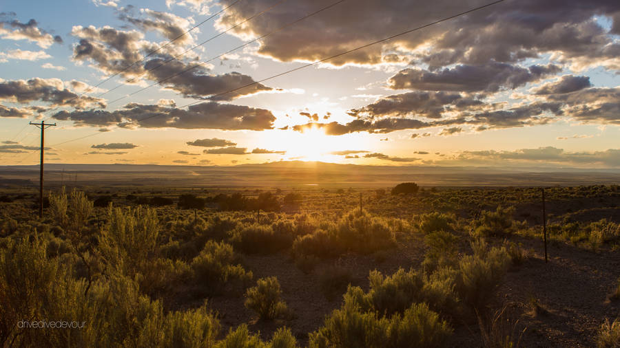 Beautiful Sky In Albuquerque Wallpaper