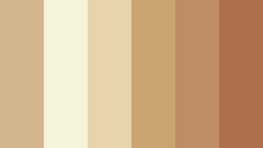 Beautiful Tan Aesthetic Color Palette Wallpaper