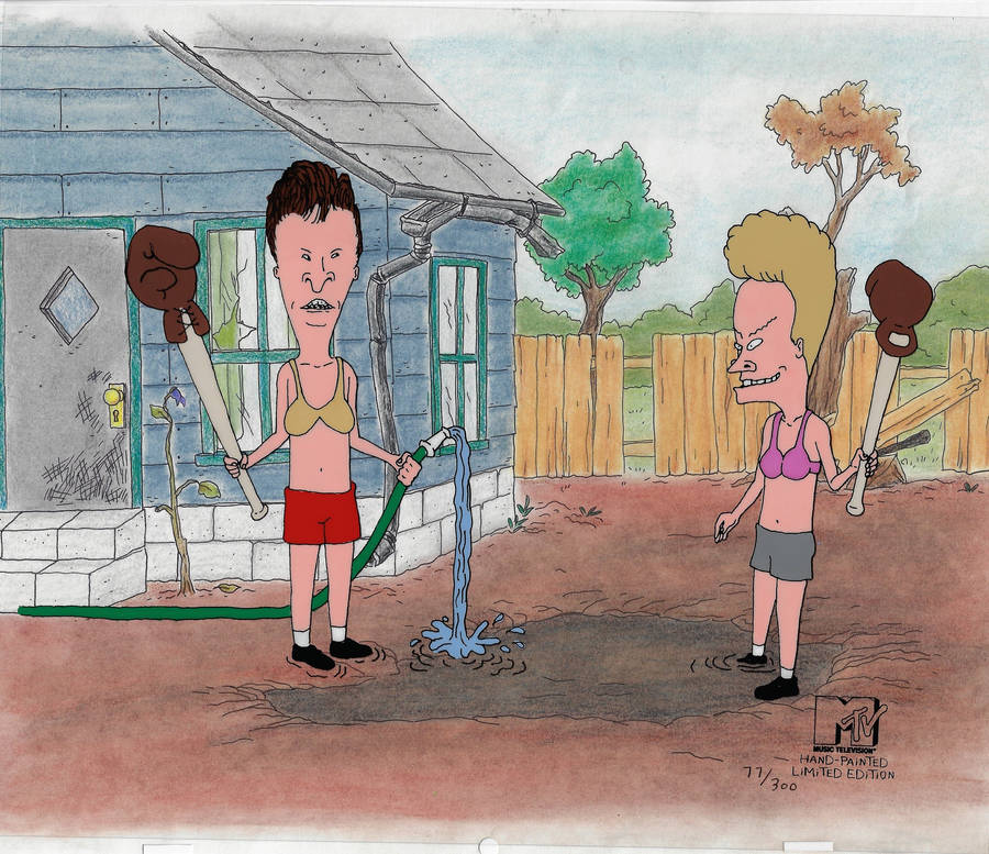 Beavis And Butt Head Mud Pit Wallpaper