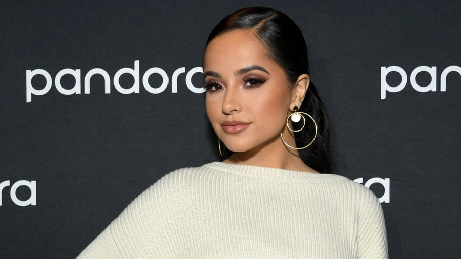 Becky G At Pandora Event Wallpaper