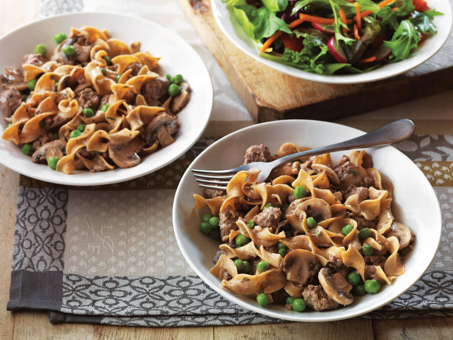 Beef Stroganoff For Two Wallpaper