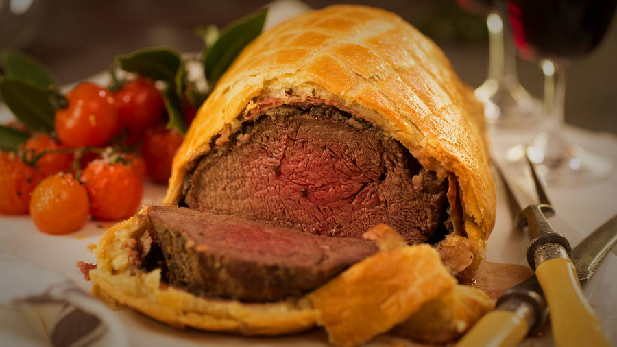 Beef Wellington Cherry Tomatoes Wallpaper