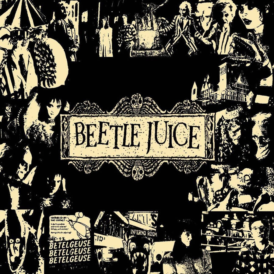 Beetlejuice Band Poster Wallpaper