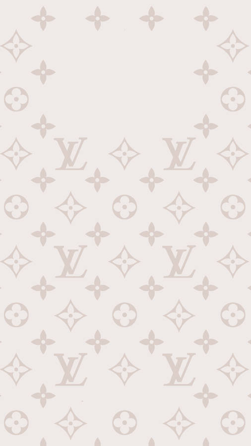 Beige Aesthetic Louis Vuitton Phone Wallpaper