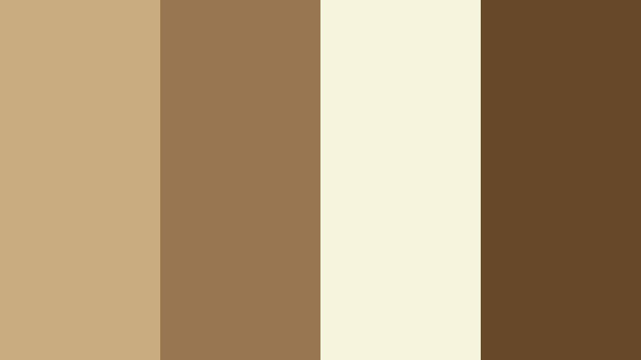 Beige Brown Aesthetic Chocolate Color Palette Wallpaper