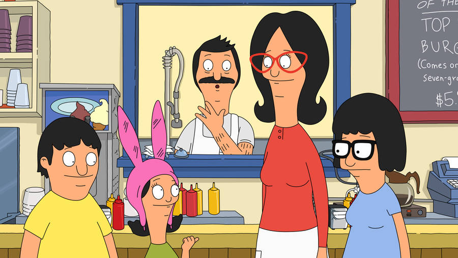 Belcher Family Managing Bobs Burgers Wallpaper