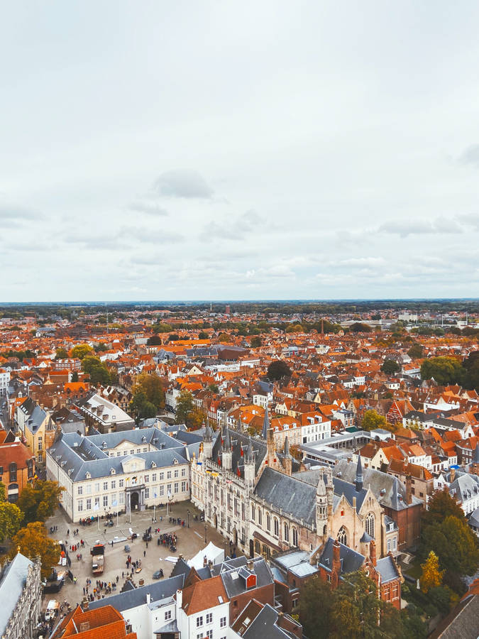 Belgium Burg Square Wallpaper