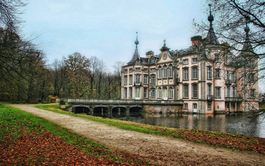 Belgium Kasteel Van Poeke Wallpaper