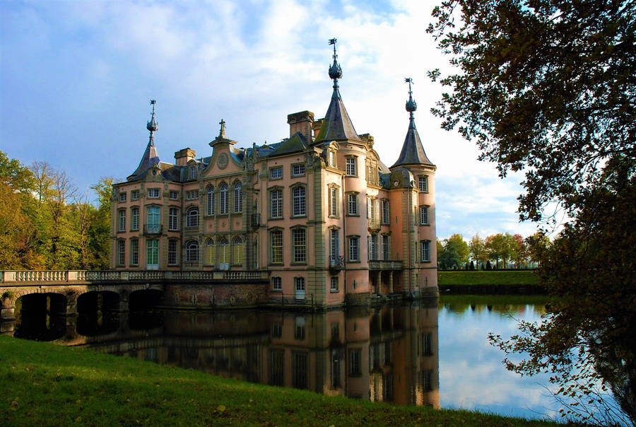 Belgium Poeke Castle Wallpaper