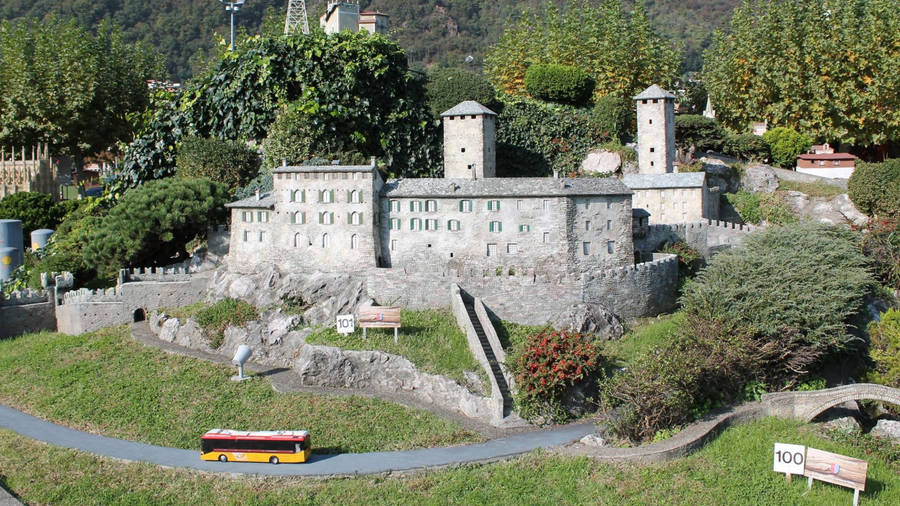 Bellinzona Castelgrande Switzerland Wallpaper