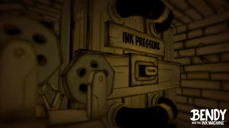 Bendy And The Ink Machine Brick Room Wallpaper