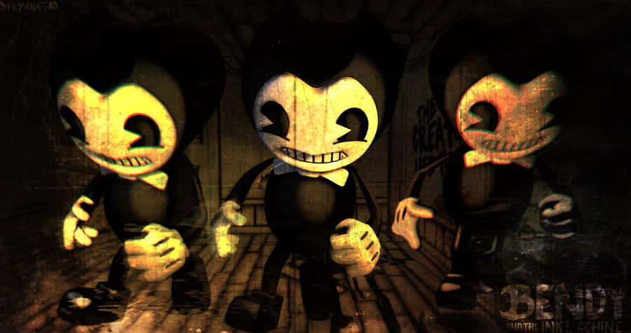 Bendy Unleashed - A Creepy Adventure Awaits Wallpaper