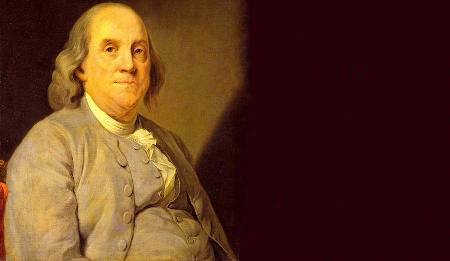 Benjamin Franklin Landscape Painting Wallpaper