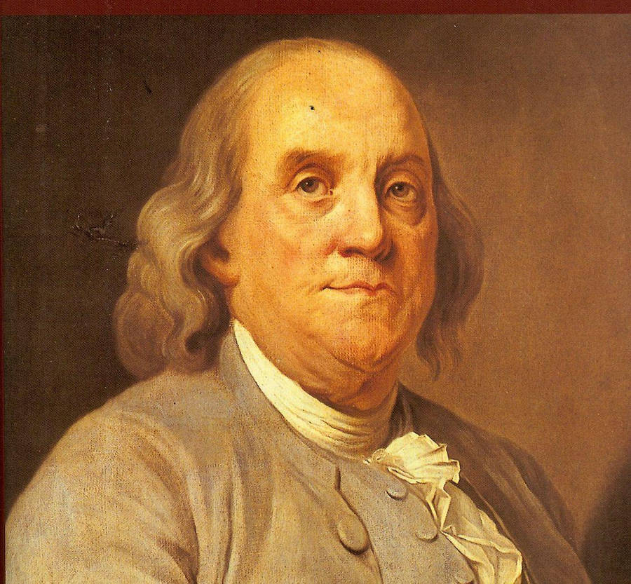 Benjamin Franklin Portrait Painting Wallpaper