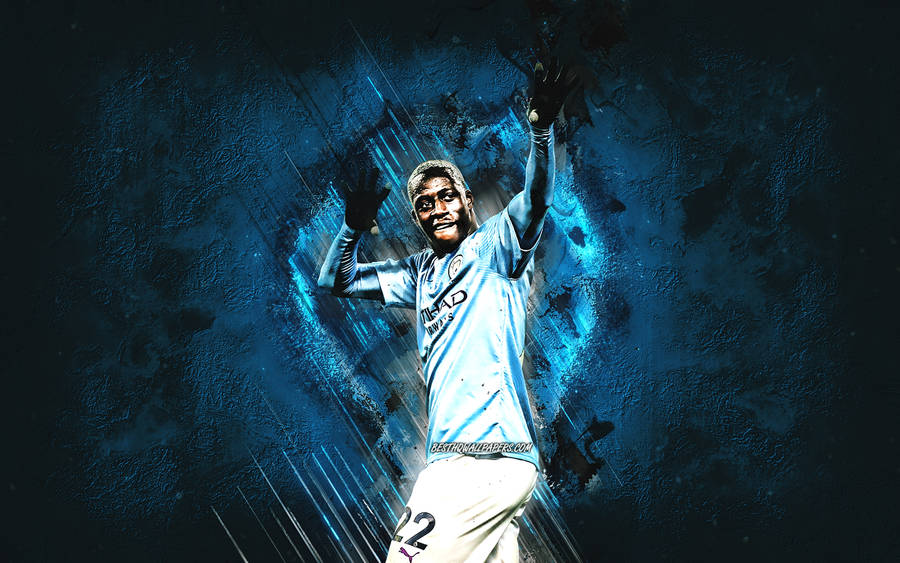 Benjamin Mendy Digital Illustration Wallpaper