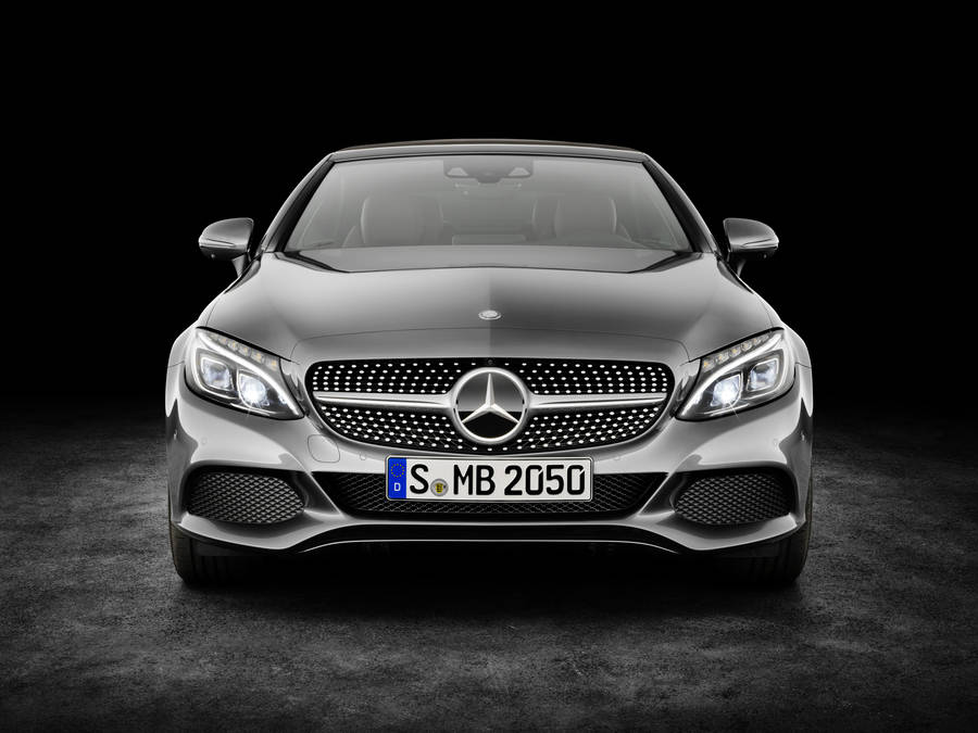 Benz 4k C Class Black Wallpaper