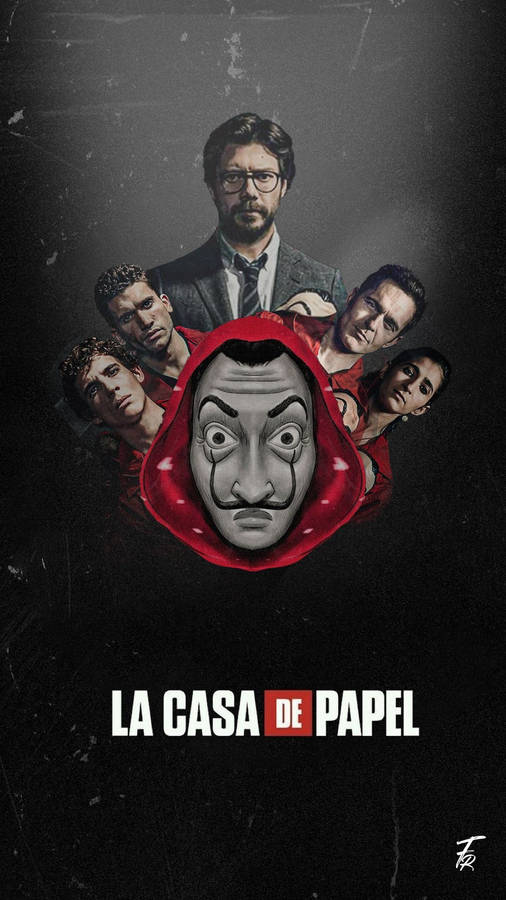 Berlin Money Heist With Members Wallpaper