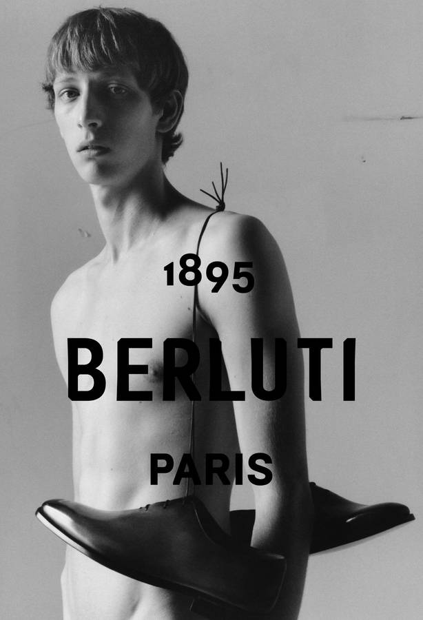 Berluti Shirtless Man Wallpaper