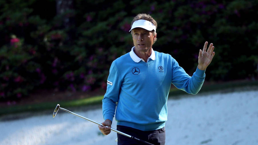 Bernhard Langer Waving Wallpaper