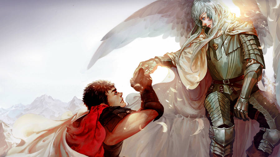 Berserk 4k Guts And Griffith Wallpaper