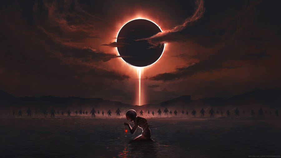 Berserk 4k Solar Eclipse Wallpaper