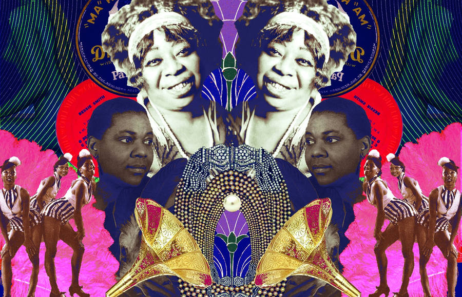 Bessie Smith Blues Singer Graphic Art Wallpaper