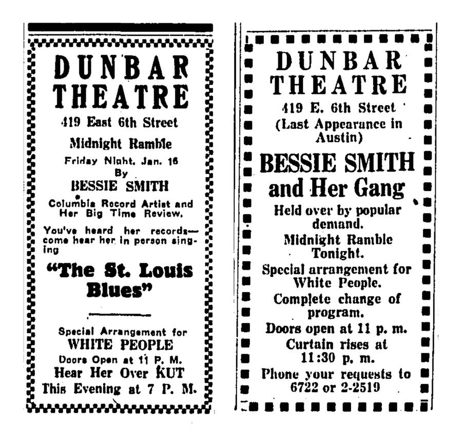 Bessie Smith Dunbar Theatre Poster Wallpaper