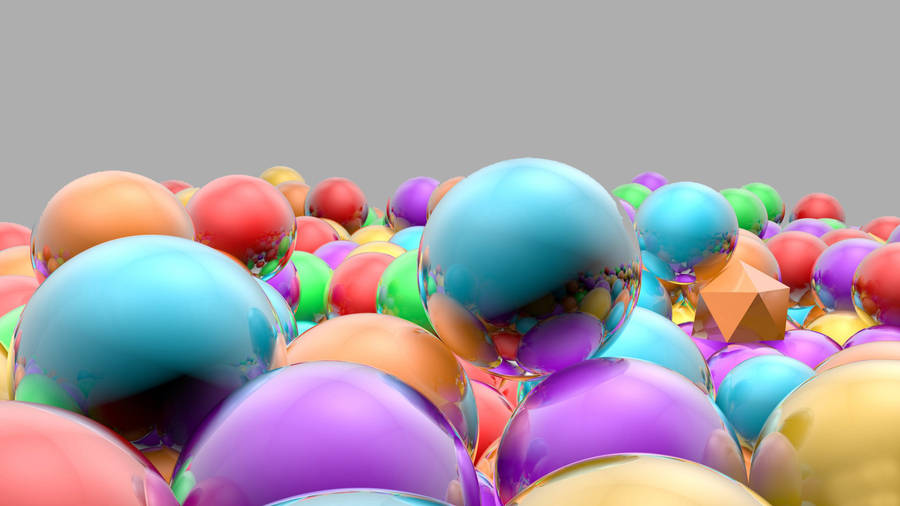 Best 3d Hd Shiny Marbles Wallpaper