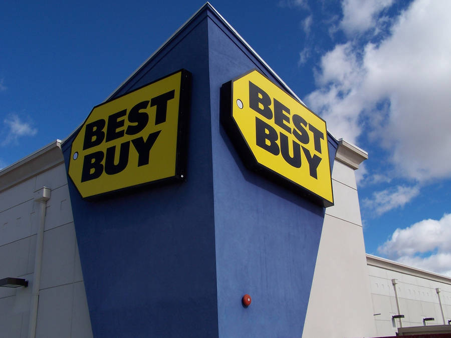 Best Buy Double Signage Wallpaper