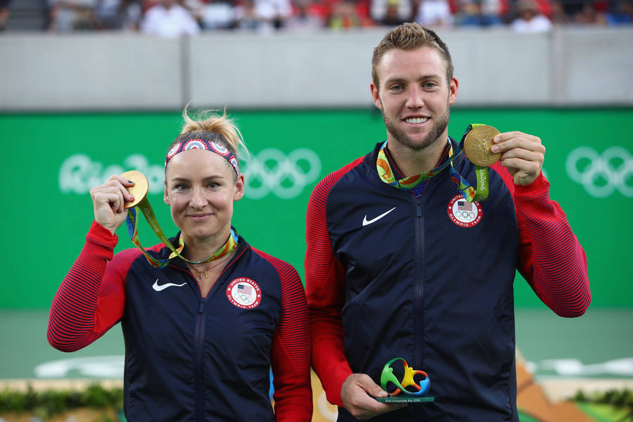 Bethanie Mattek-sands And Jack Sock Wallpaper