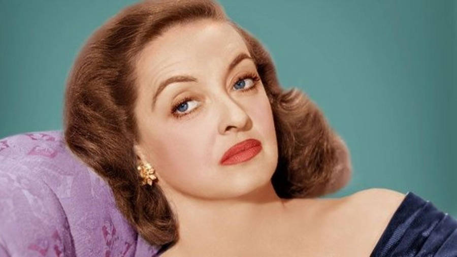 Bette Davis Colored Photo Wallpaper