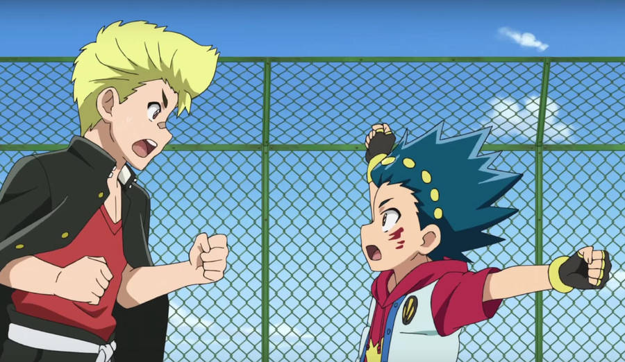 Beyblade Burst Friendly Discussion Wallpaper