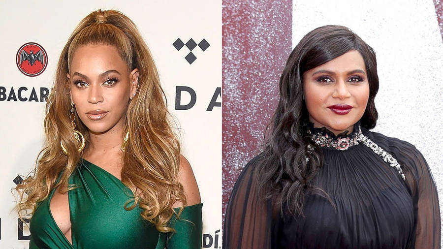 Beyonce And Mindy Kaling Wallpaper