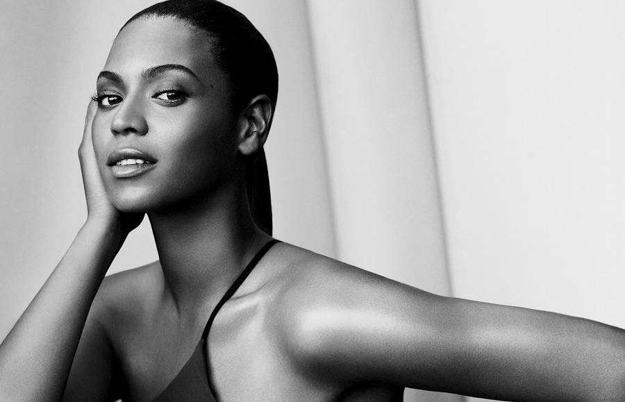 Beyonce Black And White Photo Shoot Wallpaper