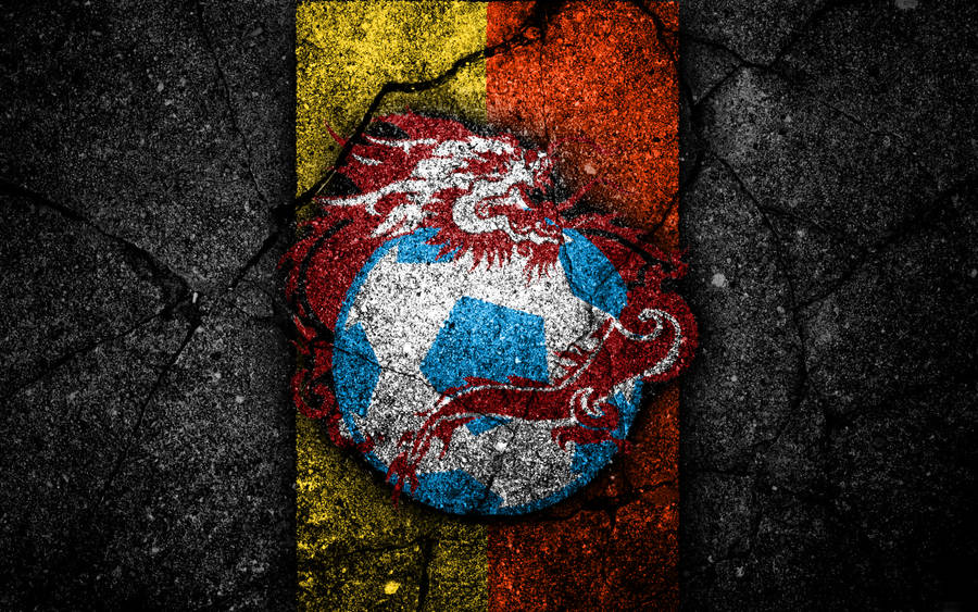 Bhutan National Team Stone Art Wallpaper